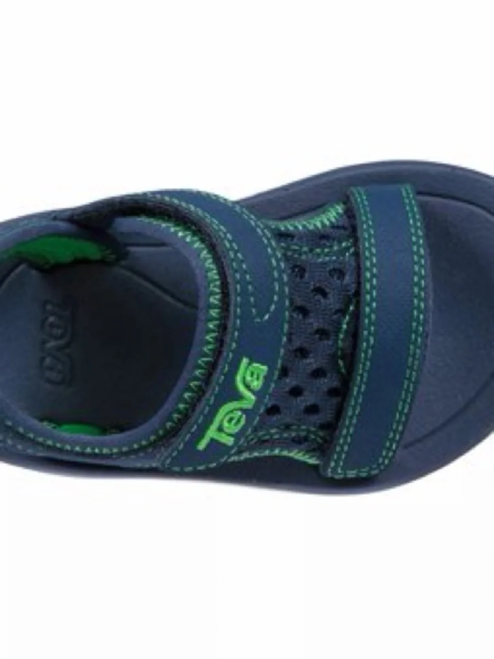 Teva Kids Navy and Bright Green Outdoor Sport Sandals
